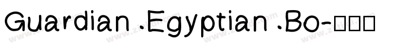 Guardian Egyptian Bo字体转换